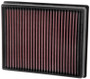 K&N High-Flow Air Filter 33-5000 for 2013-2024 Ford Edge Fusion Lincoln MKZ - Panel Replacement Filter