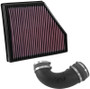 K&N 57-3092 57 Series FIPK Performance Air Intake System for 2016-2020 Chevrolet Camaro - Red Cotton Gauze Filter, Gen II