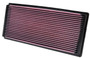 K&N 33-2114 High-Flow Replacement Panel Air Filter for 1997-2006 Jeep TJ &amp; Wrangler - 13.438x6.25x1.125 in