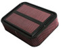 K&N 100-8591 Sprint Car Style Carbon Fiber Racing Air Box Assembly - 18.8x13.75x4.125 in, Cotton Gauze, Washable