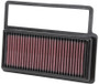 K&N High-Flow Air Filter 33-3014 - Panel Replacement Filter