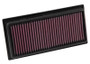 K&N High-Flow Air Filter 33-3016 - Panel Replacement Filter