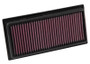 K&N High-Flow Air Filter 33-3016 - Panel Replacement Filter