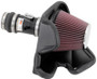 K&N 69-7063TTK Typhoon Cold Air Intake System for 2013-2017 Nissan Altima / INFINITI - Black Tube, 7.1 HP Gain