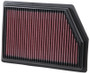 K&N High-Flow Air Filter 33-5009 for 2014-2018 Jeep Cherokee - Panel Replacement Filter