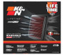 K&N HA-7521 Triangle Replacement Air Filter for Honda - Red Cotton Gauze, Lifetime Warranty