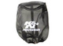 K&N 22-8033PK Black PreCharger Round Tapered Air Filter Wrap - 6in Base, 4.625in Top, 6in H, Dusty Conditions