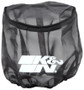 K&N 22-8049DK Black Drycharger Round Tapered Air Filter Wrap - 7.5in Base, 5in Top, 5in H, 1-Year Warranty