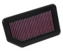K&N High-Flow Air Filter 33-3030 - Panel Replacement Filter