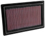 K&N High-Flow Air Filter 33-3034 - Panel Replacement Filter