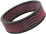 K&N E-3730 Round Replacement Air Filter - Red Cotton Gauze, Washable, Lifetime Warranty