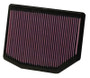 K&N High-Flow Air Filter 33-2372 for 2006-2010 BMW X3 Z4 - Panel Replacement Filter