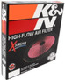 K&N 66-1401XP X-Stream Top Filter - 14in Round Lid, Chrome Metal