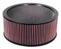 K&N E-3770 Round Replacement Air Filter - Red Cotton Gauze, Washable, Lifetime Warranty