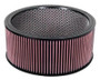 K&N E-3770 Round Replacement Air Filter - Red Cotton Gauze, Washable, Lifetime Warranty