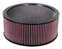 K&N E-3770 Round Replacement Air Filter - Red Cotton Gauze, Washable, Lifetime Warranty