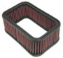 K&N E-3952 Rectangular Replacement Air Filter - Red Cotton Gauze, Washable, Lifetime Warranty
