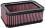K&N E-3952 Rectangular Replacement Air Filter - Red Cotton Gauze, Washable, Lifetime Warranty