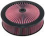 K&N 66-3060 X-Stream Top Assembly - 14 Inch 1-1/4" Drop Base with 4in Red Filter