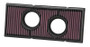 K&N KT-9907 Panel Replacement Air Filter for 2007-2013 KTM 990 Adventure - Red Cotton Gauze, 1 Year Warranty