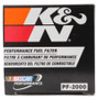 K&N PF-2000 High Performance Fuel Filter - Cellulose Media, 1 Year Warranty