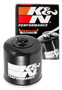 K&N KN-156 Spin-On Oil Filter with 17mm Nut - High Flow Media, 1 Year Warranty