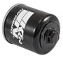 K&N KN-183 Spin-On Oil Filter with 17mm Nut - High Flow Media, 1 Year Warranty