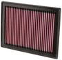 K&N High-Flow Air Filter 33-2409 for 2007-2024 INFINITI Nissan FX35 Rogue Juke Sentra - Panel Replacement Filter