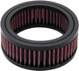 K&N E-3200 Round Replacement Air Filter for Harley-Davidson - Red Cotton Gauze, Lifetime Warranty