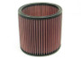 K&N E-3346 Round Replacement Air Filter - Red Cotton Gauze, Washable, Lifetime Warranty