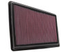 K&N High-Flow Air Filter 33-2426 for 2009-2017 Hyundai Kia Equus Genesis K900 - Panel Replacement Filter