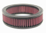 K&N E-3402 Round Replacement Air Filter - Red Cotton Gauze, Washable, Lifetime Warranty
