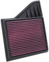 K&N High-Flow Air Filter 33-2431 for 2010-2014 Ford Mustang - Panel Replacement Filter