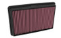 K&N High-Flow Air Filter 33-5139 for 2023-2026 Acura Honda Civic Integra - Panel Replacement Filter