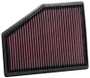 K&N High-Flow Air Filter 33-3079 - Panel Replacement Filter