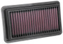 K&N High-Flow Air Filter 33-3082 - Panel Replacement Filter