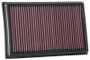 K&N High-Flow Air Filter 33-3111 - Panel Replacement Filter