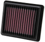 K&N HA-0502 Panel Replacement Air Filter for 2002-2025 Honda Metropolitan Ruckus - Red Cotton Gauze, Lifetime Warranty