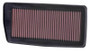 K&N High-Flow Air Filter 33-2382 for 2007-2012 Acura RDX - Panel Replacement Filter