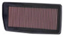 K&N High-Flow Air Filter 33-2382 for 2007-2012 Acura RDX - Panel Replacement Filter