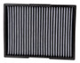 K&N VF2012 Washable Cabin Air Filter for 2011-2018 Jeep Wrangler