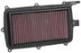 K&N HA-1019 Unique Replacement Air Filter for 2019-2025 Honda Talon - Red Cotton Gauze, 1 Year Warranty