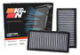 K&N VF2022 Washable Cabin Air Filter for 2013-2019 Chrysler Dodge Grand Caravan (2 Pack)