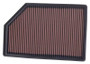 K&N High-Flow Air Filter 33-2388 for 2007-2018 Volvo S60 S80 XC60 XC70 - Panel Replacement Filter