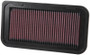 K&N 33-2252 High-Flow Replacement Panel Air Filter for 2003-2011 Toyota Corolla Matrix Pontiac Vibe Lotus Elise - 11.375x5.875 in