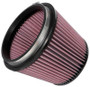 K&N RU-5173 Red Round Tapered Universal Clamp-On Air Filter