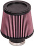 K&N RU-5174 Red Round Tapered Universal Clamp-On Air Filter