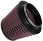 K&N RU-5179 Red Large Round Tapered Universal Clamp-On Air Filter