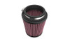 K&N RU-9410 Red Compact Round Tapered Universal Clamp-On Air Filter