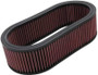 K&N E-3514 Oval Replacement Air Filter - Red Cotton Gauze, Washable, Lifetime Warranty